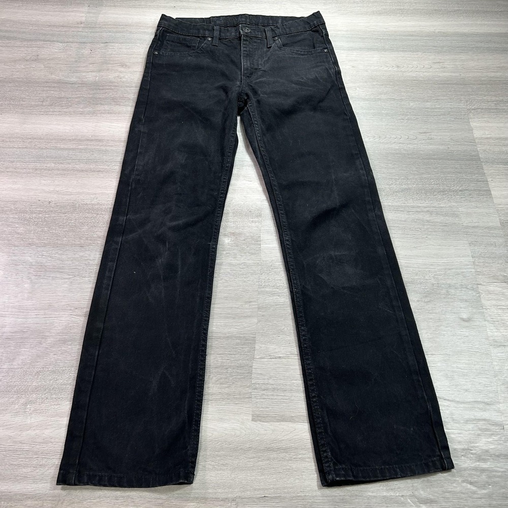 Cody James Jeans Womens 18 Black Dark Wash Mid Rise Straight‎ Leg Cotton Denim